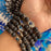 Hamsa Hand Evil Eye in Lava Beads Bracelet
