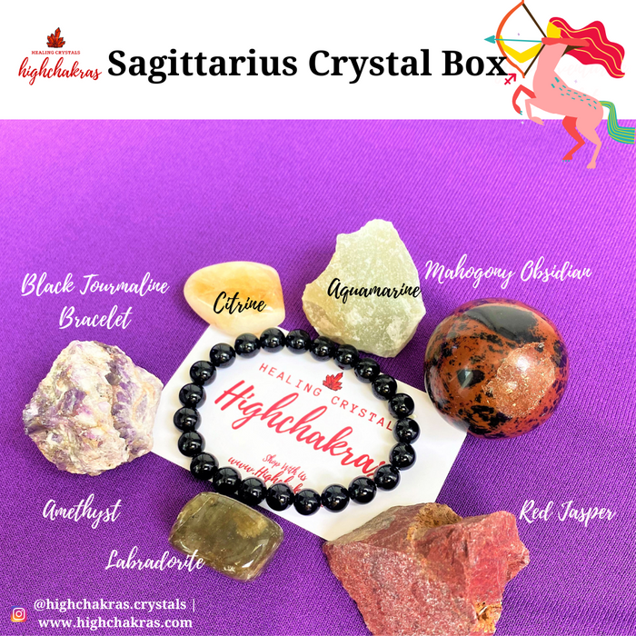 Sagittarius Crystal Box