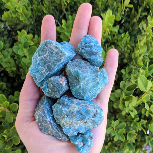 Blue Apatite Rough ( Psychic activation, access to knowledge)