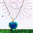 Blue Onyx Heart Necklace