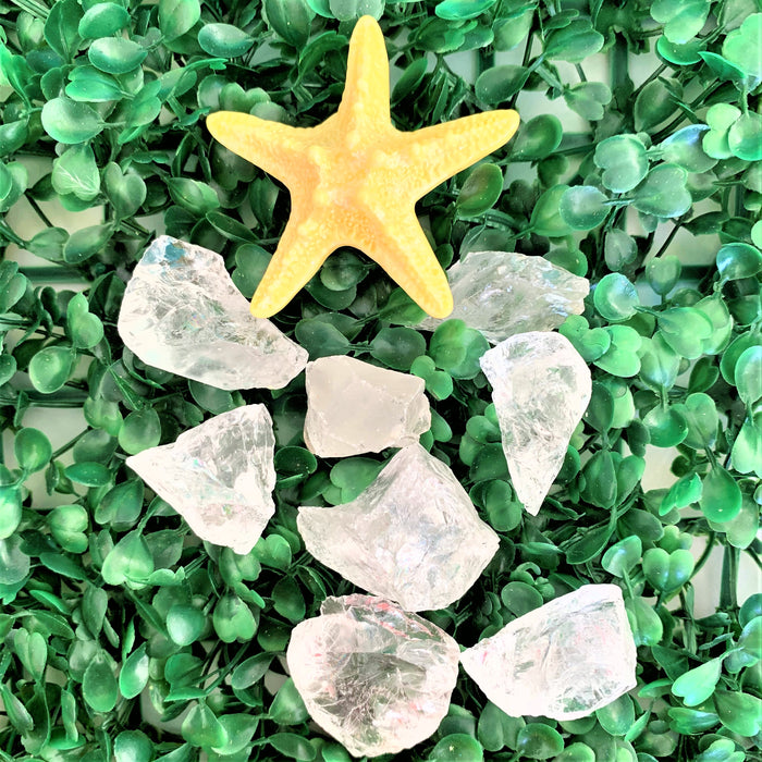 Clear Quartz Raw Pocket stone (Amplification, Master Healer, Divine Energy, Clarity)