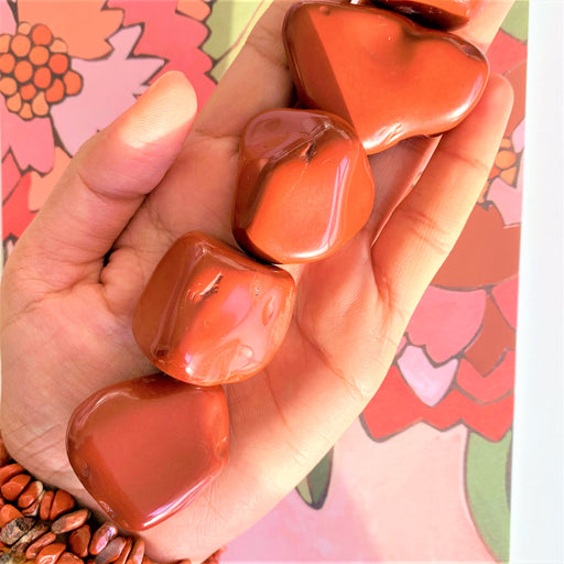 Red Jasper Pocket Stone (I am a child of Earth, Relaxation, Sleep)