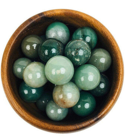 Green Nephrite Jade Sphere