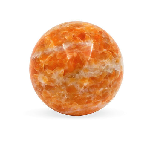 Sunstone Stone Meditation Aura Hand Made Sphere Ball
